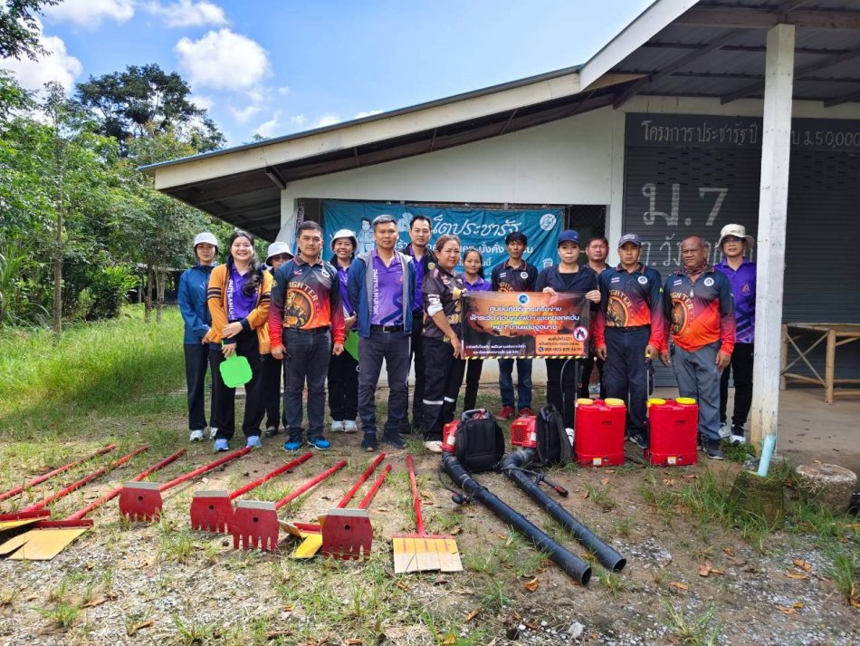 อบต.วังนกแอ่น ร่วมจัดตั้งศูนย์ปฏิบัติการเครือข่ายเฝ้าระวังและควบคุมไฟป่าและหมอกควัน