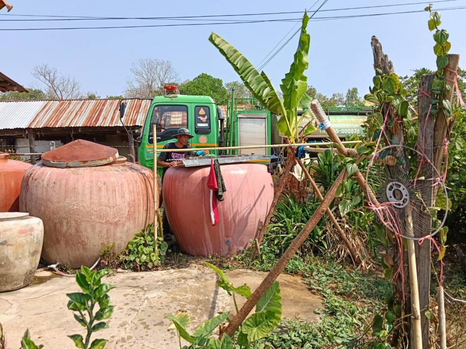 งานป้องกันและบรรเทาสาธารณภัย ให้การสนับสนุนน้ำอุปโภคแก่ประชาชนในพื้นที่ตำบลวังนกแอ่น