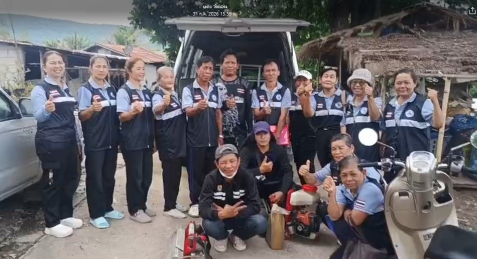  **องค์การบริหารส่วนตำบลวังนกแอ่น ลงพื้นที่ฉีดพ่นหมอกควันป้องกันและควบคุมโรคไข้เลือดออก**