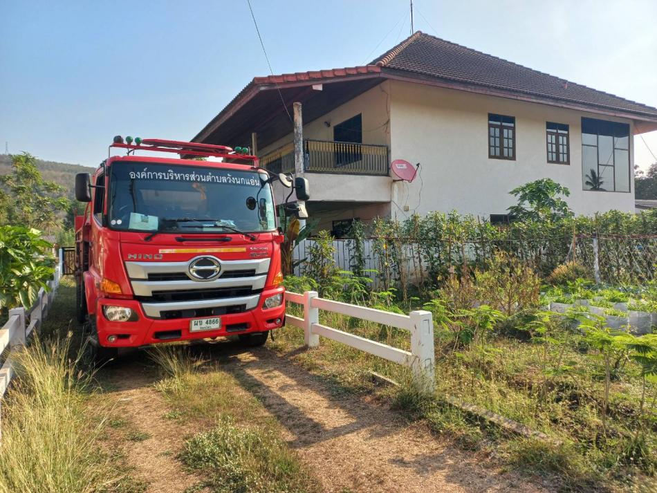 งานป้องกันและบรรเทาสาธารณภัย ให้การสนับสนุนน้ำอุปโภคแก่ประชาชนในพื้นที่ตำบลวังนกแอ่น