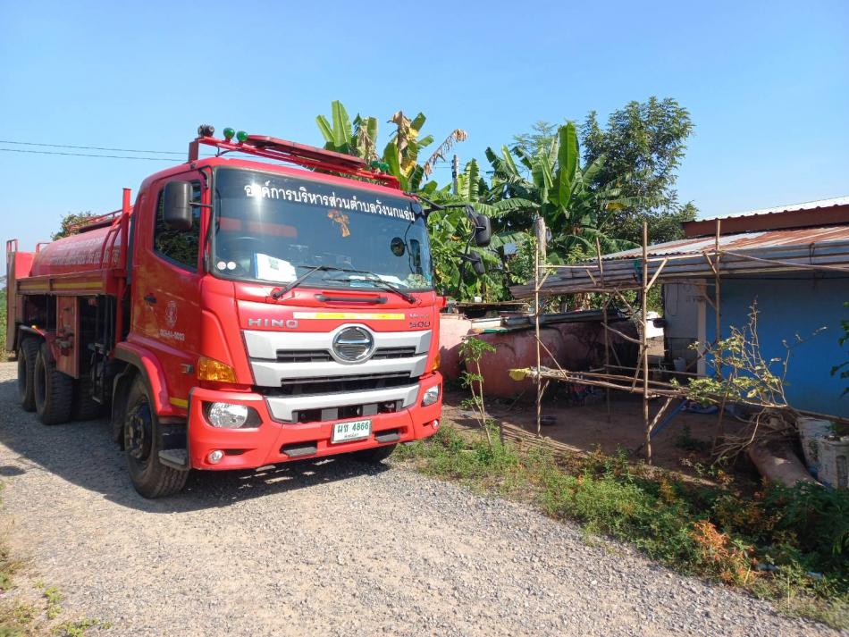 งานป้องกันและบรรเทาสาธารณภัย ให้การสนับสนุนน้ำอุปโภคแก่ประชาชนในพื้นที่ตำบลวังนกแอ่น